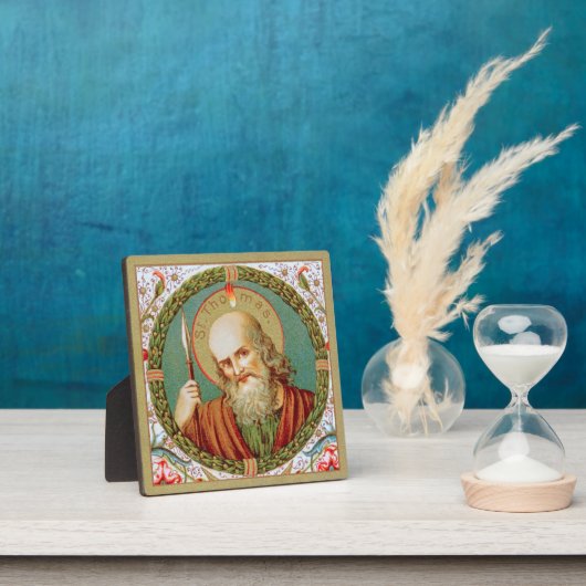 Plaque Photo Saint Thomas l'Apôtre (JMAS 12) (Insitu)