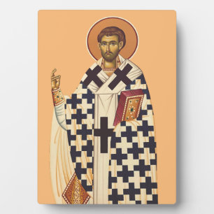 Plaque Photo Saint Timothée d'Éphèse Art Orthodoxe Traditionnel