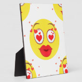 Plaque Photo Saint Valentin Emoji (Côté)