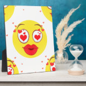 Plaque Photo Saint Valentin Emoji (Côté)
