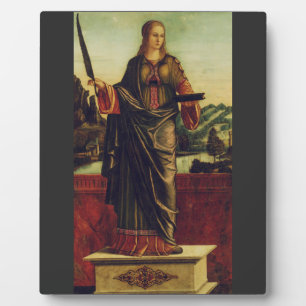 Plaque Photo Sainte Anastasia de Rome Art de luxe