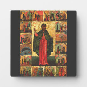 Plaque Photo Sainte Anastasia la Délivrance Art Byzantin