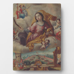 Plaque Photo Sainte-Barbe Vierge et martyre