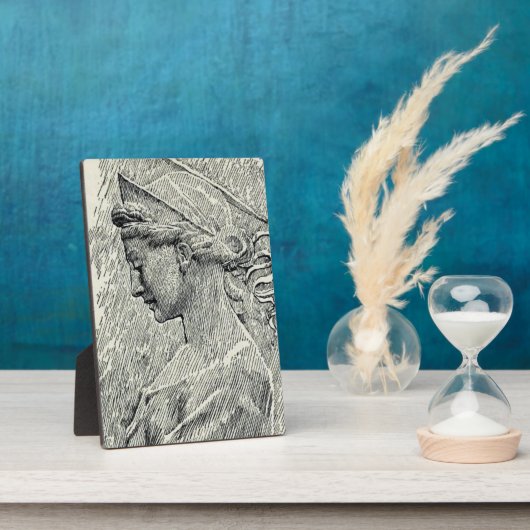 Plaque Photo Sainte Cecilia Vierge et martyr (Côté)