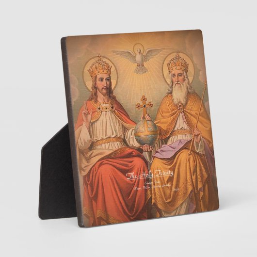 Plaque Photo Sainte Trinité (Recto)