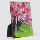 Plaque Photo Sakura art japonais de fleurs de cerisier (Côté)