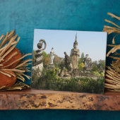 Plaque Photo Sala Keo Kou, Nong Khai, Thaïlande (Côté)