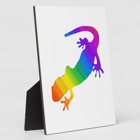 Plaque Photo Salamandre striée arc-en-ciel (Côté)