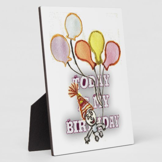 Plaque Photo Salutation d'anniversaire : Joyeux Bro d'anniversa (Côté)