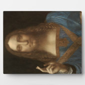 Plaque Photo Salvator Mundi by Leonardo da Vinci (Devant)