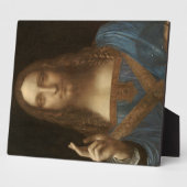 Plaque Photo Salvator Mundi by Leonardo da Vinci (Côté)