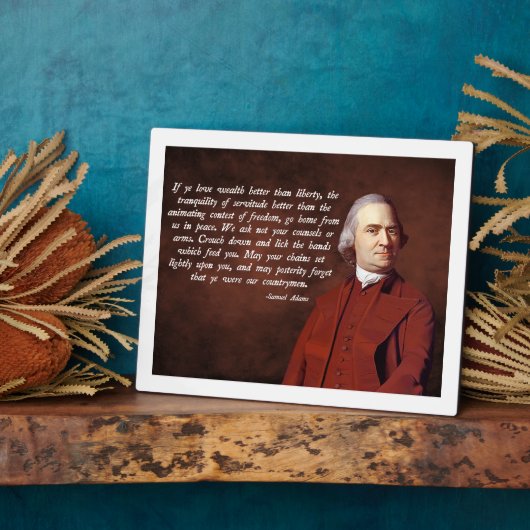 Plaque Photo Samuel Adams Liberty (Côté)