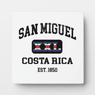 Plaque Photo San Miguel, Costa Rica - XXL Athletic