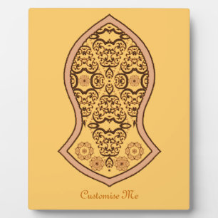 Plaque Photo Sandal of the Prophet (orange)