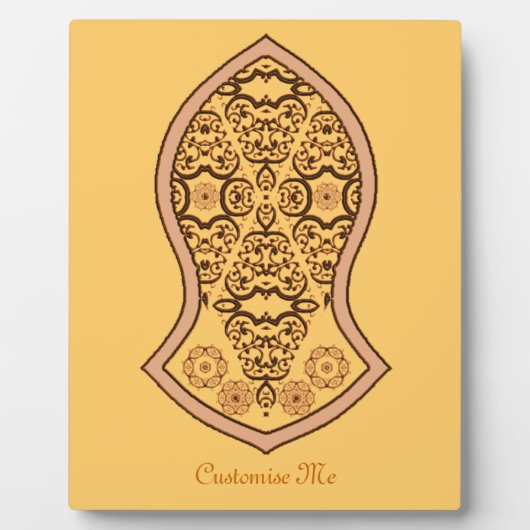 Plaque Photo Sandal of the Prophet (orange) (Devant)