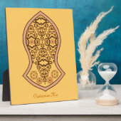 Plaque Photo Sandal of the Prophet (orange) (Côté)