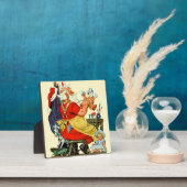 Plaque Photo Santa at Work (Insitu)