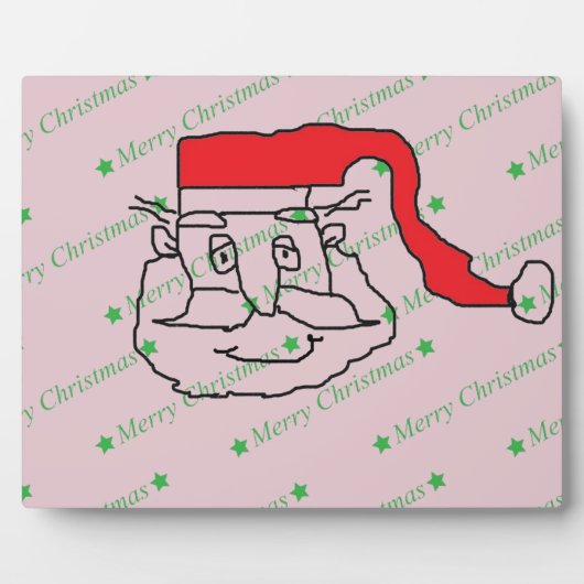 Plaque Photo Santa Claus (Devant)
