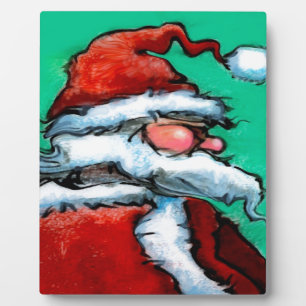 Plaque Photo Santa Claus