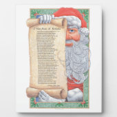 Plaque Photo Santa Claus (Devant)