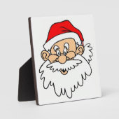 PLAQUE PHOTO SANTA CLAUS FACE (Recto)