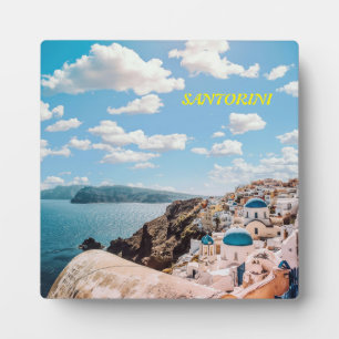 Plaque Photo Santorin, Grèce Beach House