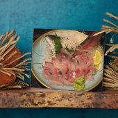 Plaque Photo Sashimi 刺 身 (Côté)
