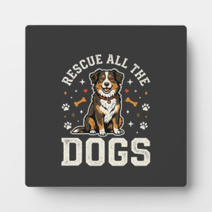 Plaque Photo Sauver Tous Les Chiens Vintage Chien