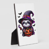 Plaque Photo Scary Halloween Sloth Witch Costume Casquette Mer (Côté)