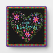 Plaque Photo Scatter Kindness (Devant)