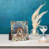 Plaque Photo Scène de la Nativité, Joy to the World, (Insitu)