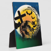 Plaque Photo Scène Halloween (Côté)