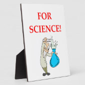 Plaque Photo scientifique fou (Côté)