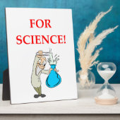 Plaque Photo scientifique fou (Côté)