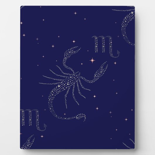 Plaque Photo scorpio étoiles (Devant)