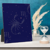 Plaque Photo scorpio étoiles (Côté)
