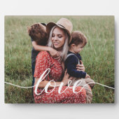 Plaque Photo Script d'amour photo maman personnalisée (Devant)