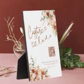 Plaque Photo Script de calligraphie Capture Le Mariage d'amour