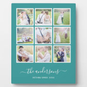 Plaque Photo Script de collage photo avec couleur de fond modif (Devant)