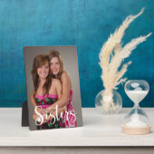 Plaque Photo Script manuscrit des soeurs (Côté)