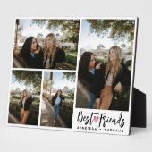 Plaque Photo Script moderne Bestfriends Four Photo Collage Cade (Côté)