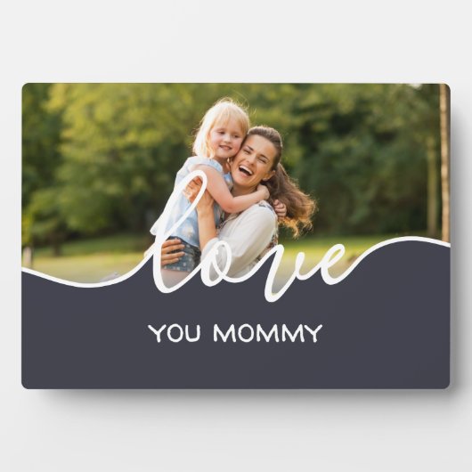 Plaque Photo Script Photo Amour Maman (Devant)