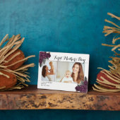 Plaque Photo Script photo de la fête des mères (Côté)