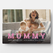 Plaque Photo Script photo personnalisé moderne 'We Love You - M (Devant)