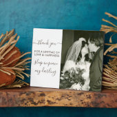 Plaque Photo Script photo souvenir de repos en paix (Côté)