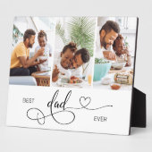 Plaque Photo Scripts cardiaques délicats Meilleur Papa Jamais P (Côté)