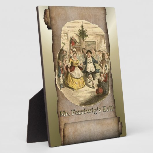 Plaque Photo Scrooge de Noël - Carol de Noël (Côté)