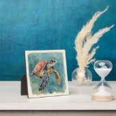Plaque Photo Sea Turtle (Insitu)