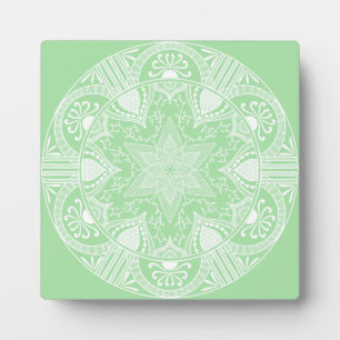 Plaque Photo Seafoam Mandala