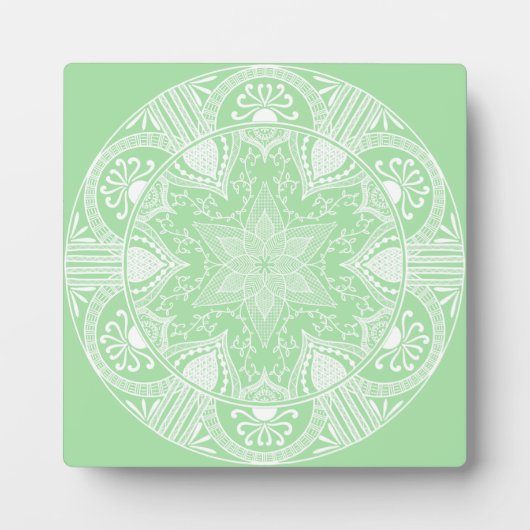 Plaque Photo Seafoam Mandala (Devant)